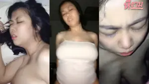 คลิปหลุด18+ แม่สาวอวบนมโตขึ้นขย่มโยกเอวแบบไม่ยั้งให้ผัวรัวๆก่อนที่จะโดนจับกระแทก-300x450